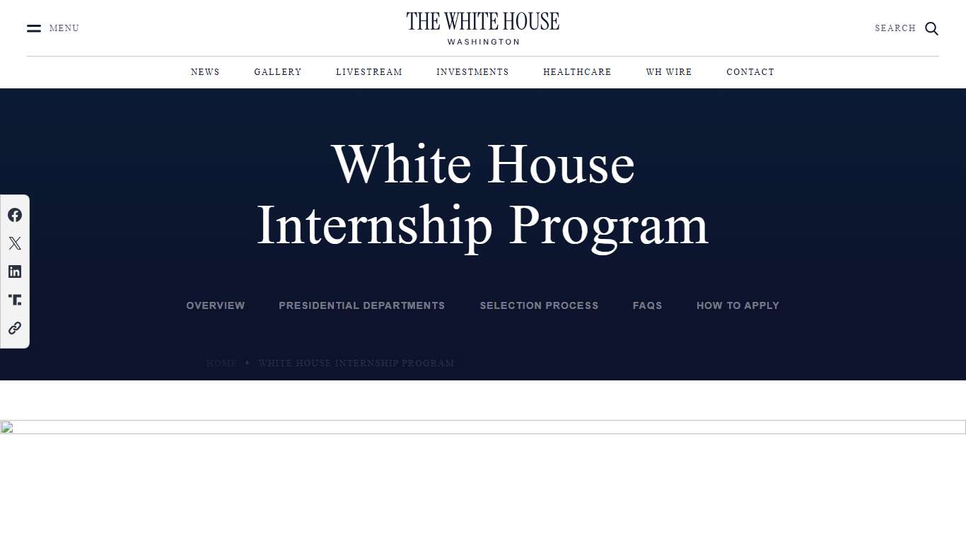 White House Internship Program – The White House